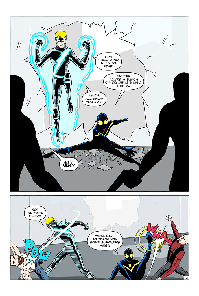 The vast majority of superheroes aren't harmed by broken glass. Those who are should be careful when planning their next dramatic entrance.